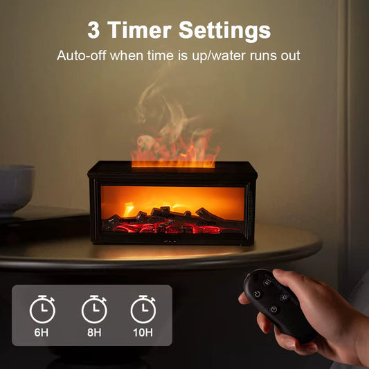 Air humidifier with essential oil diffuser